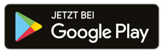 Button mit Aufschrift "Jetzt bei Google Play", verweist auf Google Play Store.