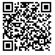 QR-Code zur Informationsspeicherung Ein QR-Code mit kleinem schwarzen und weißen Quadratraster zur digitalen Informationsspeicherung.